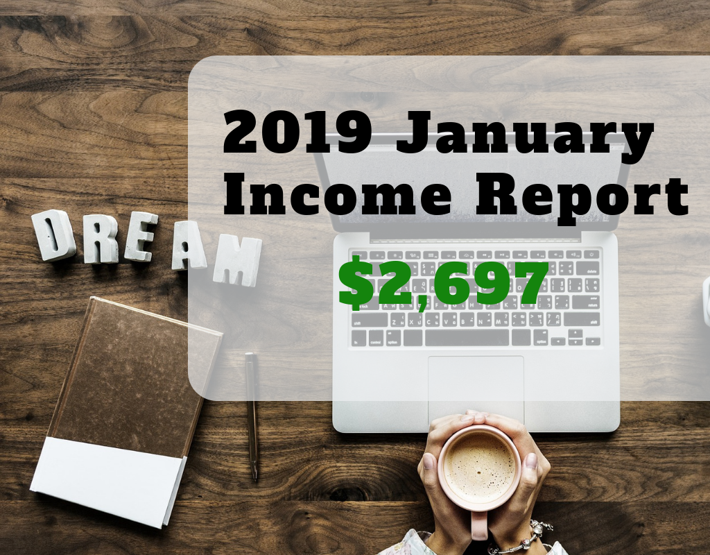 SideHustleRich Jan 2019 Income Report