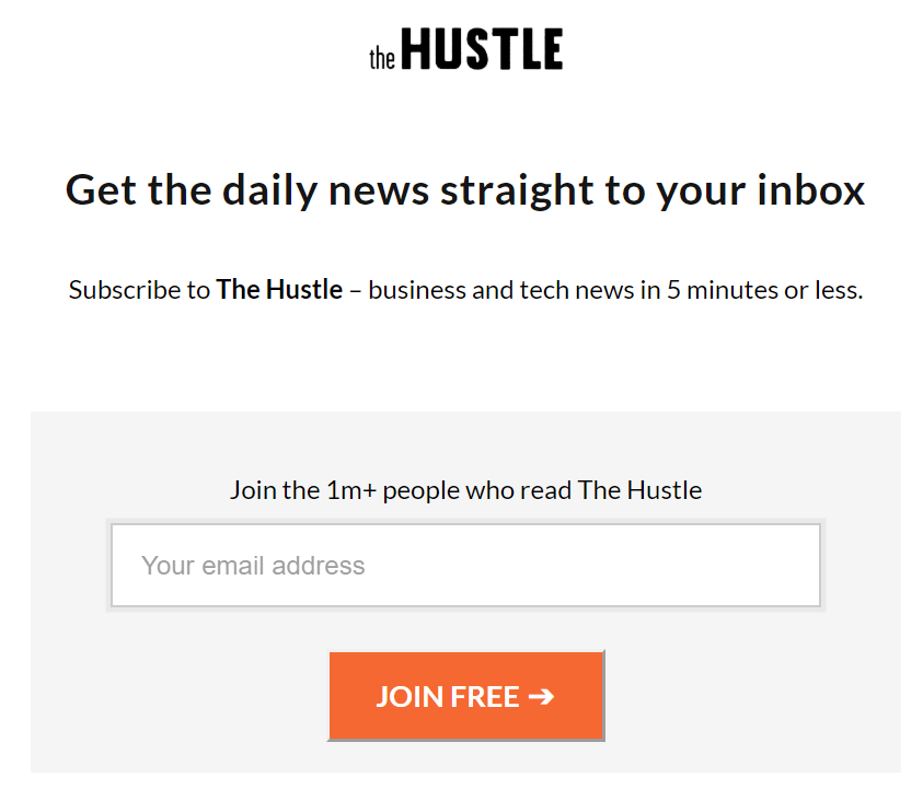 Subscribe to The Hustle for daily business news