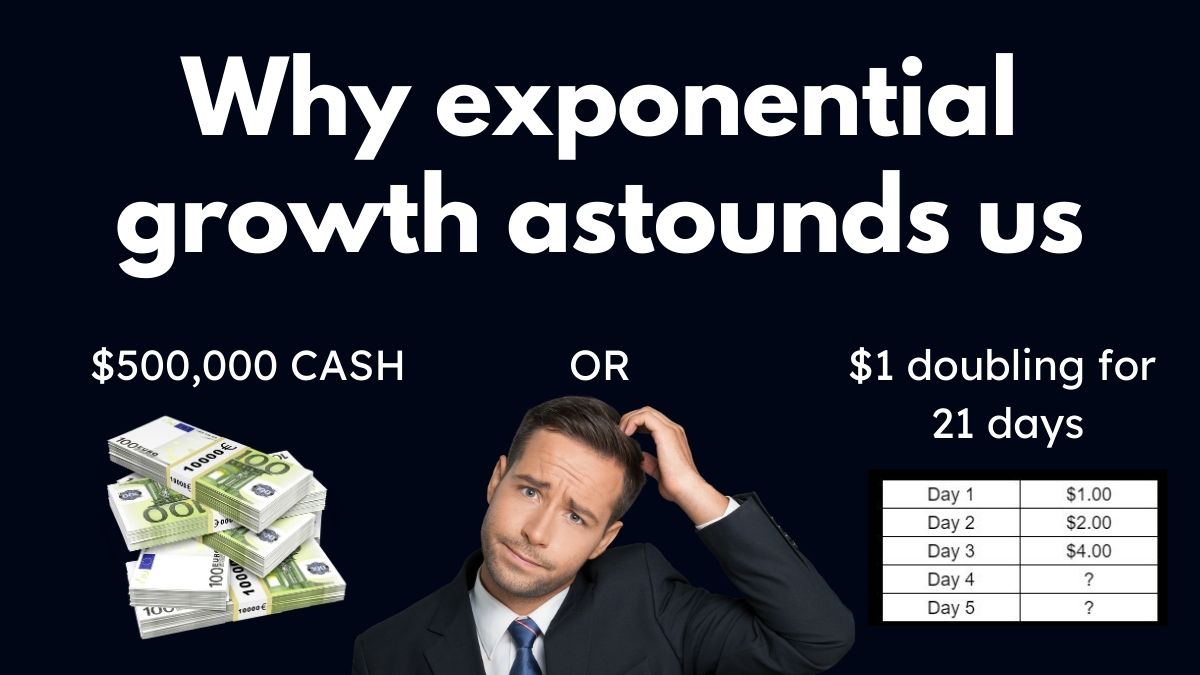why exponential growth astounds us